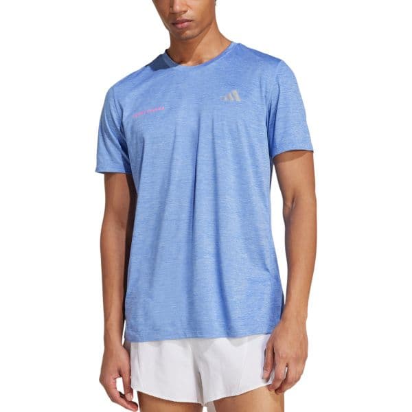Adidas T-shirt Own the Run Melange jl8725 XL Azul