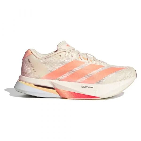 Adidas Sapatilhas de Running Adizero Boston 13 Shoes Off White / Beam Orange / Acid Orange 36