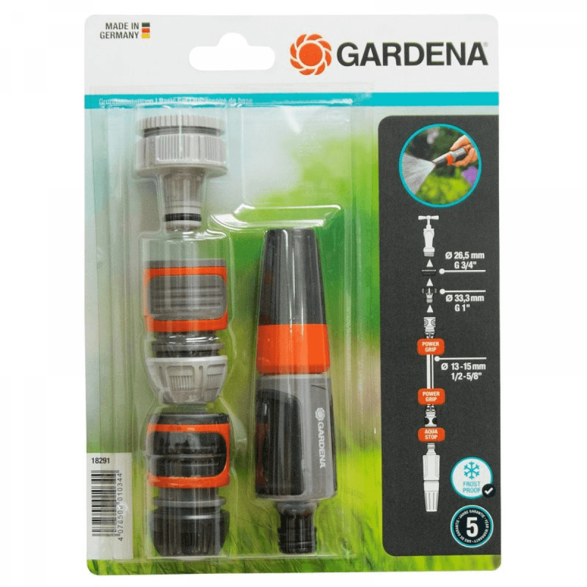Gardena Kit Rega 13-15mm Pack5 - 1560230102