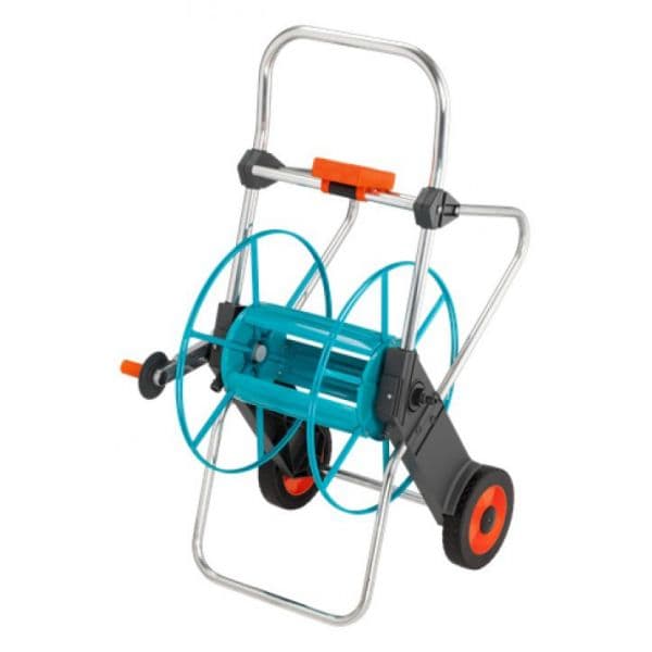 Gardena Metal Trolley Mangueira / Hose 100 Cinza/turquesa | sem Mangue