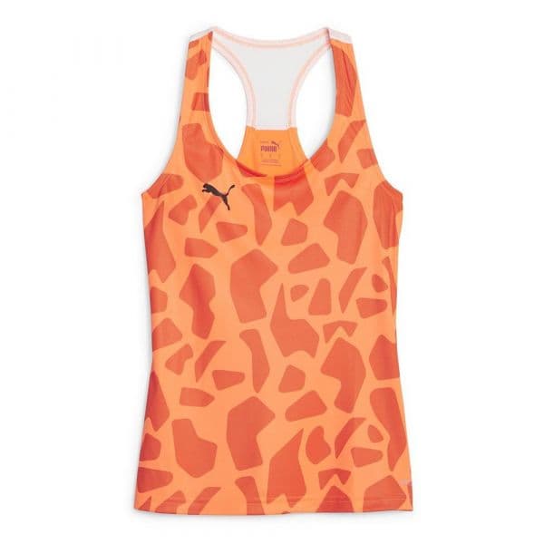 Puma Team Liga Padel Graphic Sleeveless T-shirt Laranja XS Mulher