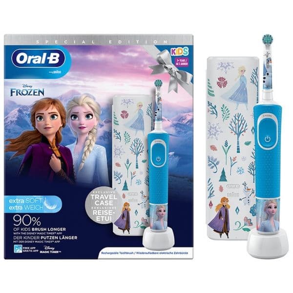 Oral-B Escova de Dentes Elétrica Kids Frozen com Estojo