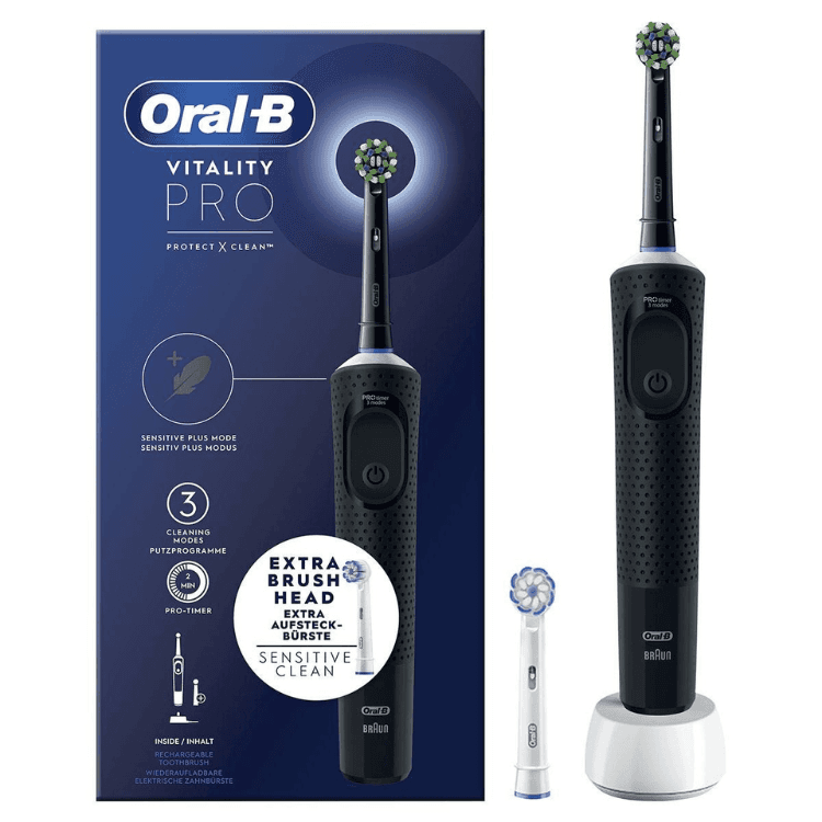 Braun Escova de Dentes Elétrica Oral-B Vitality Pro Preta