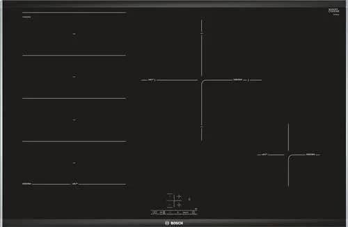 Placa de Indução Bosch Serie 4 PXE875BB1E | Elétrica | 81.6 cm | 4 Zonas | Preto