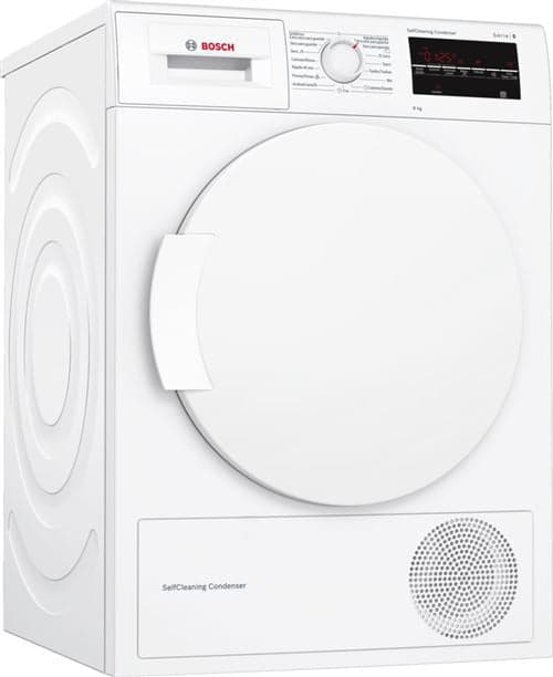 Máquina de Secar Bosch Serie 6 WTG87229ES | 8 Kg | Bomba de Calor | A++ | Branco