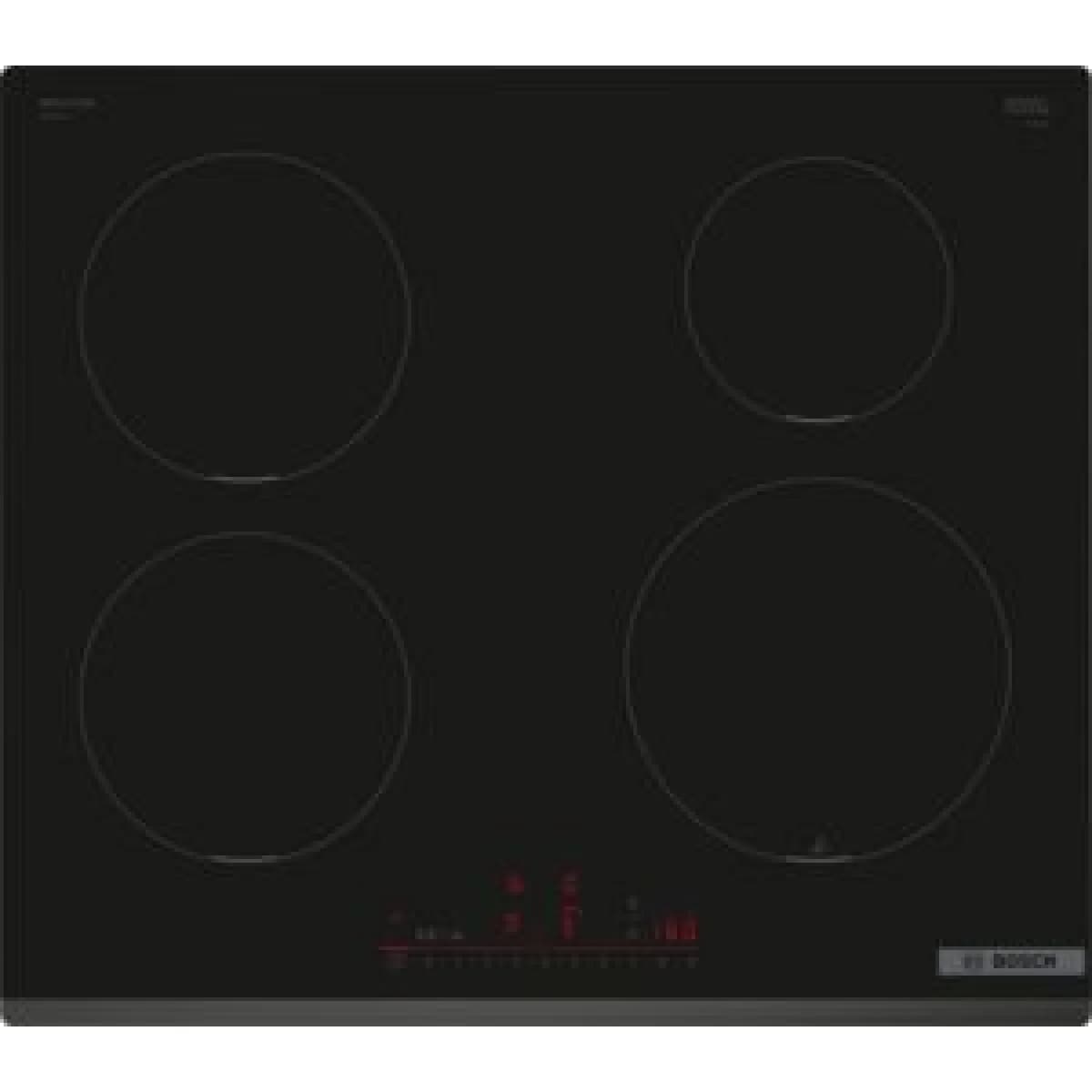 Placa de indução Bosch PIE631HC1E | 60 cm, Preto, 7400W