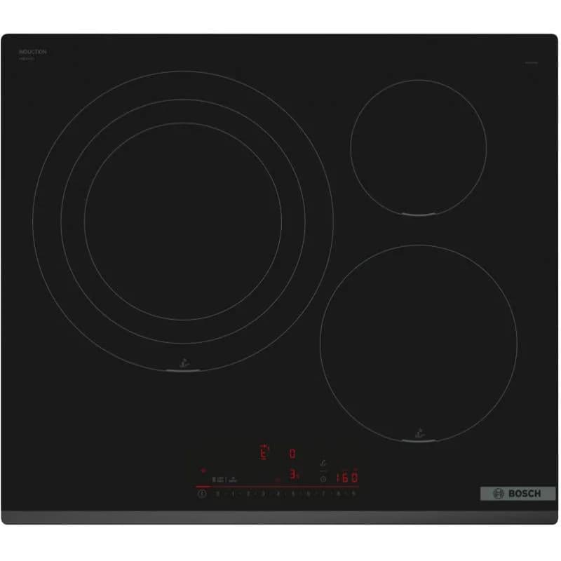 Placa de Indução Bosch PID631HC1E | 7.400W, 60cm, 3 zonas