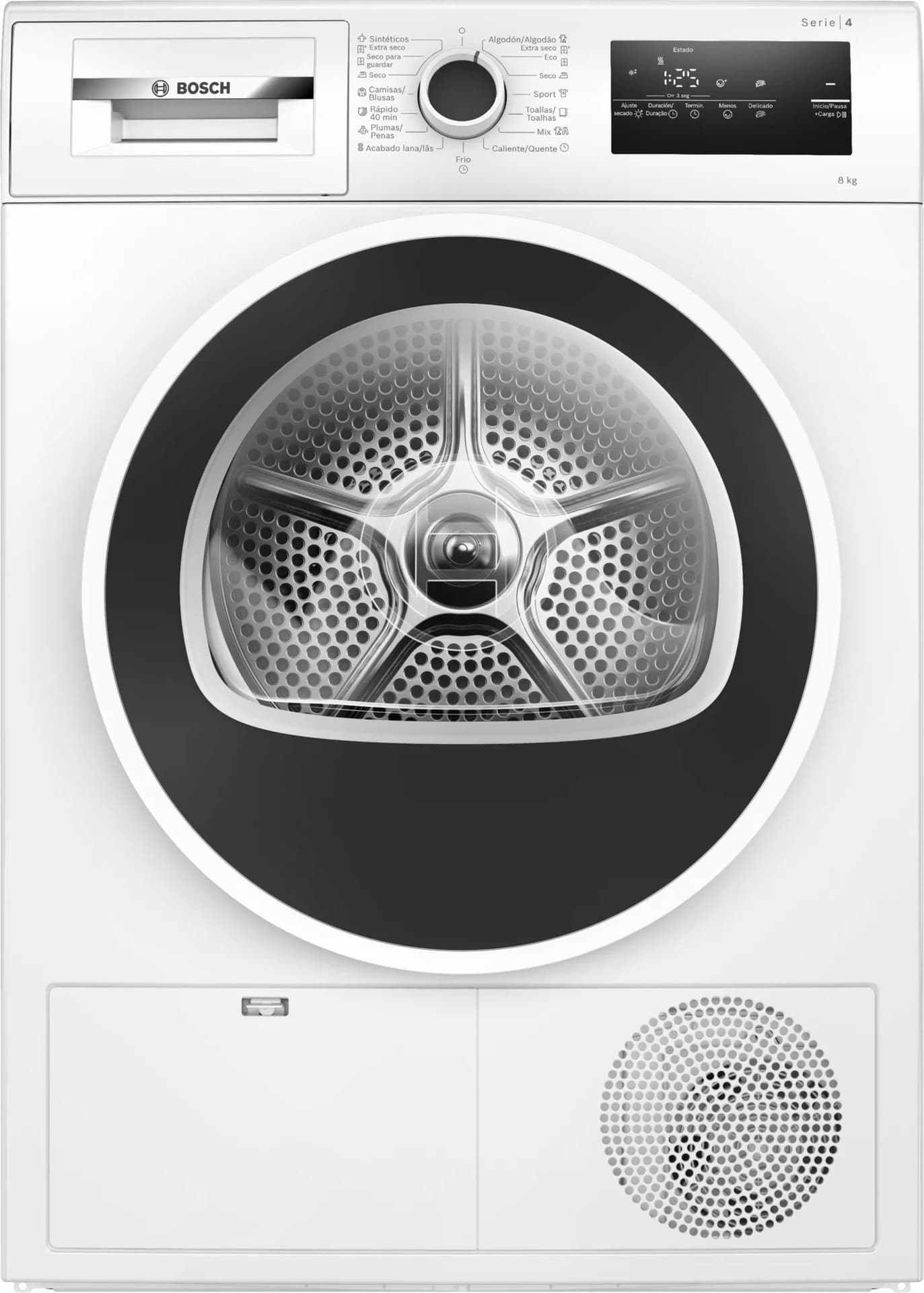 Máquina de Secar Roupa Bosch WTR83200ES 8Kg Classe E