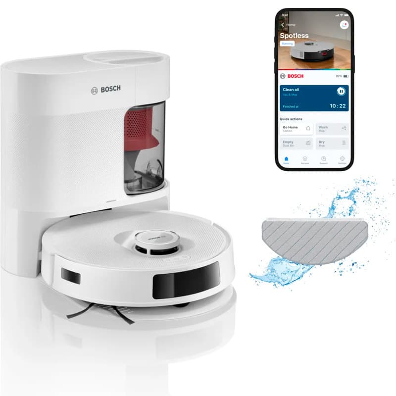 Aspirador Robot Bosch Spotless Advanced+ | 11000 Pa, LiDAR