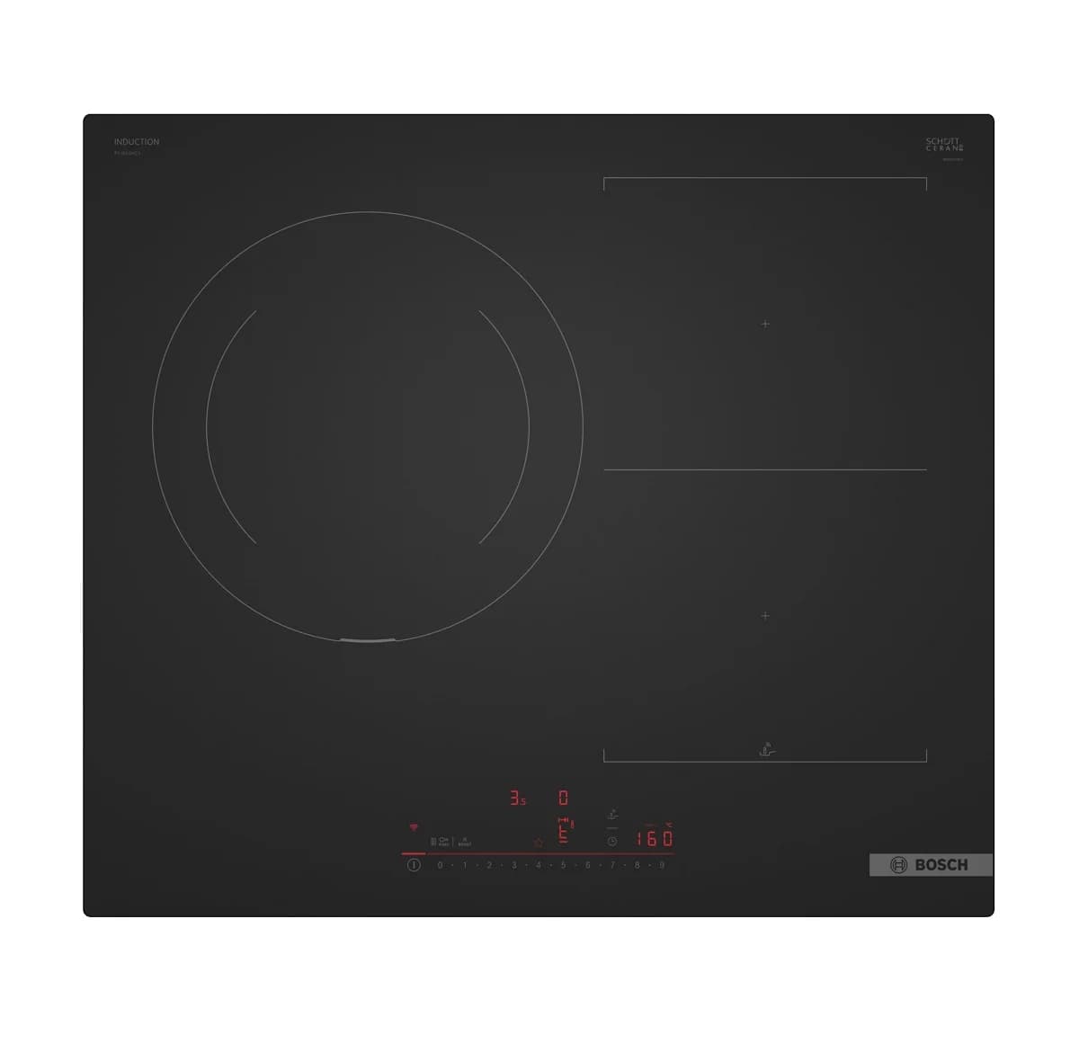 Placa FlexIndução Bosch PVJ61AHC1E