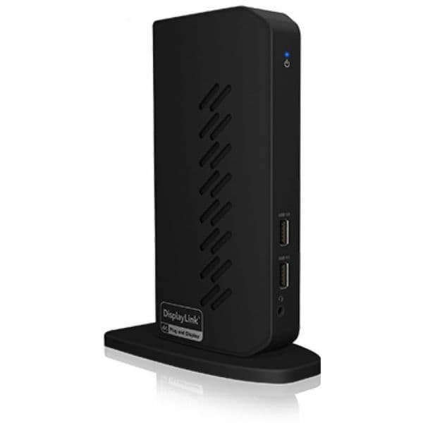 Raidsonic Caixa Externa Icy Box IB-DK2252AC Displaylink Notebook Docki - 60797