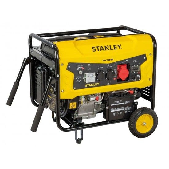 Gerador trifásico 18Hp 7500w AVR refª SG7500 STANLEY