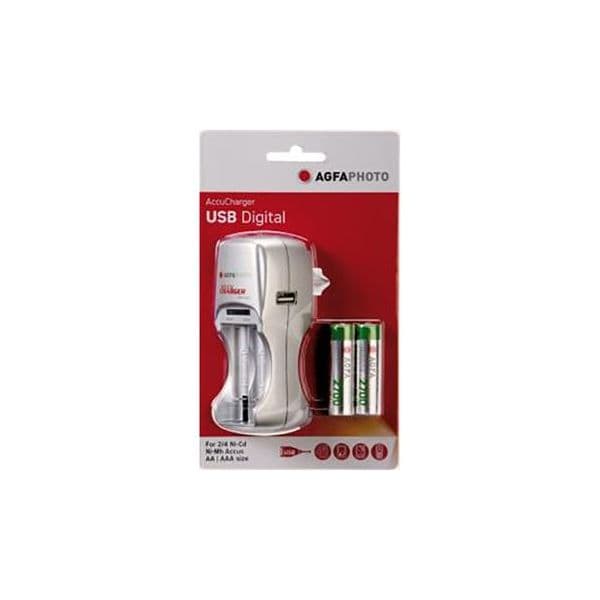 Agfa Carreg Accu usb Digital 2xAA 2700mAH-100 240V