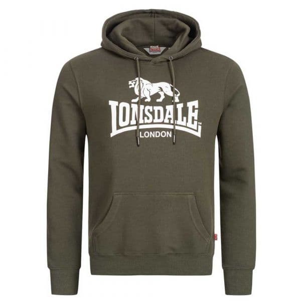 Lonsdale Fremington Hoodie Verde L Homem