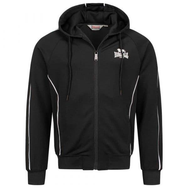 Lonsdale Achavanich Full Zip Sweatshirt Preto L Homem
