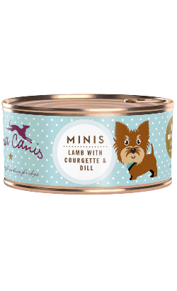 Ração Húmida Terra Canis Mini Cordeiro com Courgette e Endro 100g