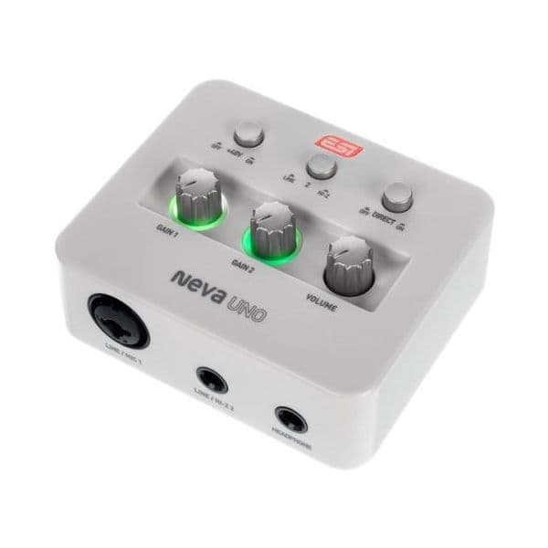 ESI Interface de Áudio NEVA Uno USB-C 24-bit/192kHz com 2 Entradas e 2 Saídas