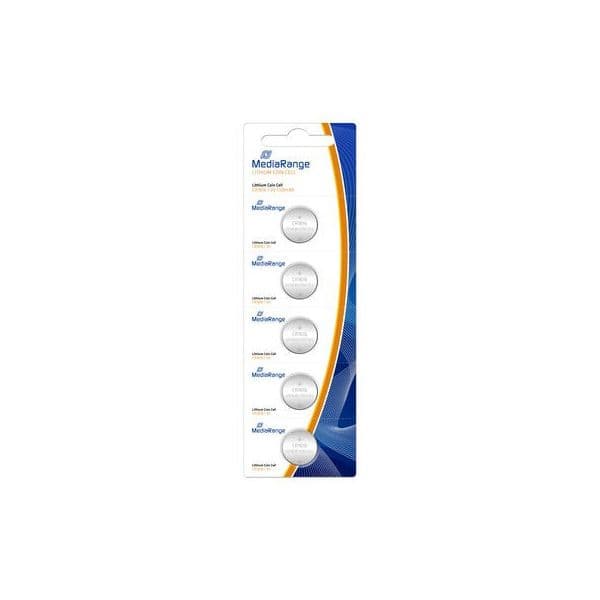 MediaRange Pilha de Lítio Coin Cell CR1616 3V Pack5
