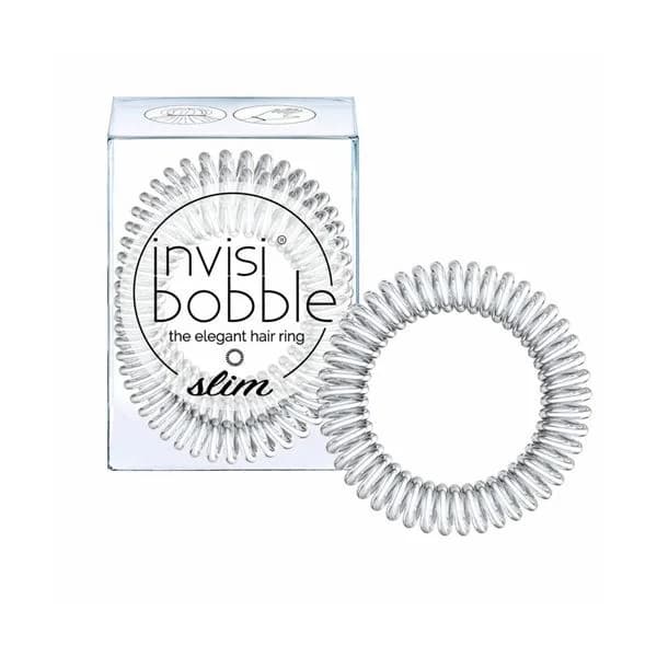 Invisibobble Elástico Cabelo Slim Prata 3 Unidades