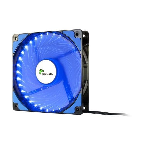 Inter-Tech Air Cooling L-12025 120x120x25mm Case Fan Black/Blue - 88885412