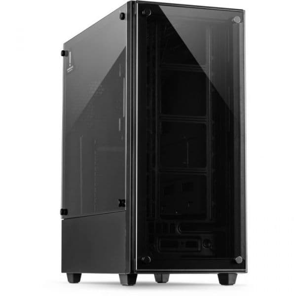 Inter-tech Caixa Pc C-303 Mirror Tower Housing Preto Tempered Glass | - 88881328