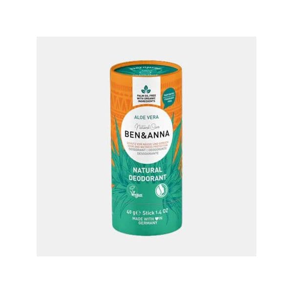 BEN & ANNA Desodorizante Stick Aloé Vera Pele Sensível 40g