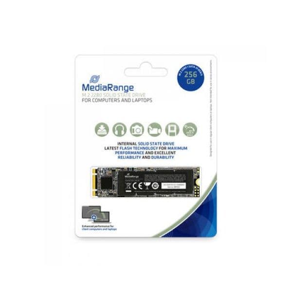 SSD MediaRange Disco MR1022 256GB SATA 6GB/s, M.2 2280 | Read: 545 MB/ - MR1022