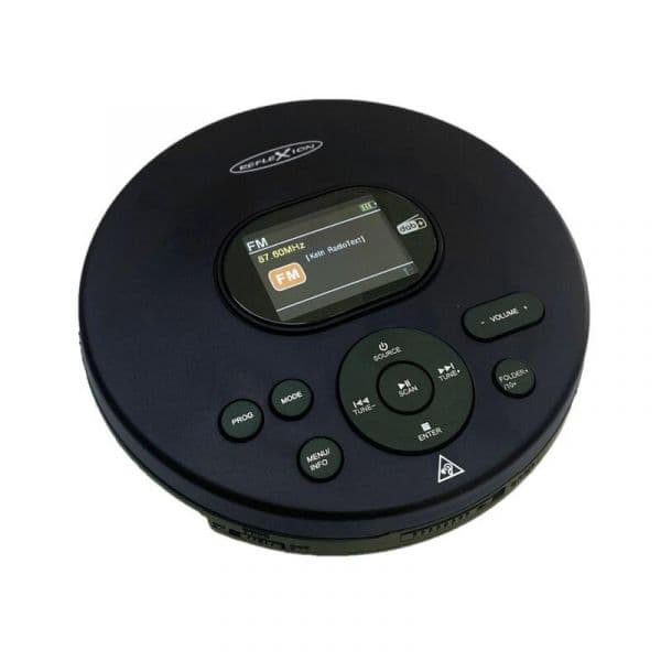 Reflexion Leitor de CD Portátil DAB+ PCD540DAB Black