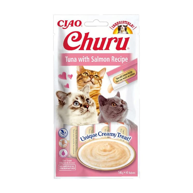 Churu Cat Receta de Salmón con Atún