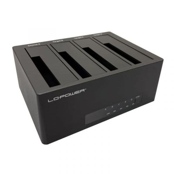 LC Power LC-DOCK-U3-4B-V2 Estação Ancoragem HDD 4x 2.5"/3.5"