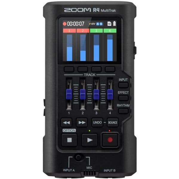 Zoom Gravador Digital R4 MultiTrak 4 Pistas 32-bit Float