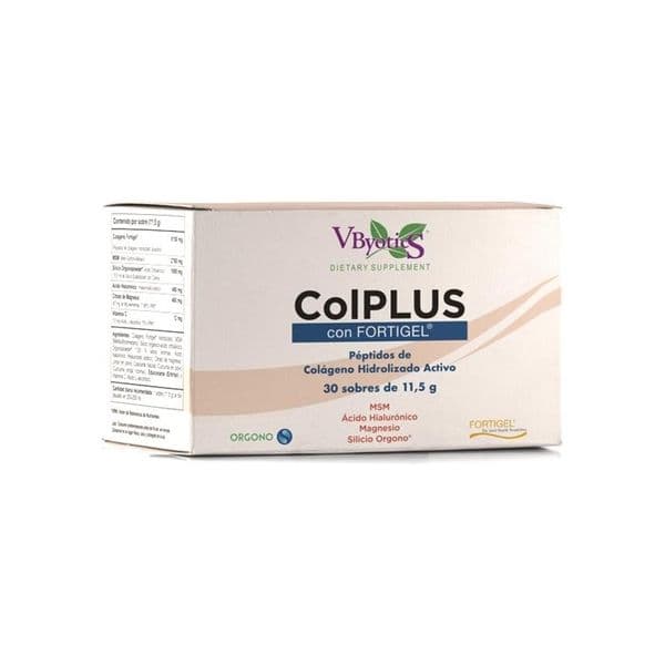 Vbyotics Colplus com Fortigel Suporta Músculos e Ossos 30 Saquetas de 383.33mg