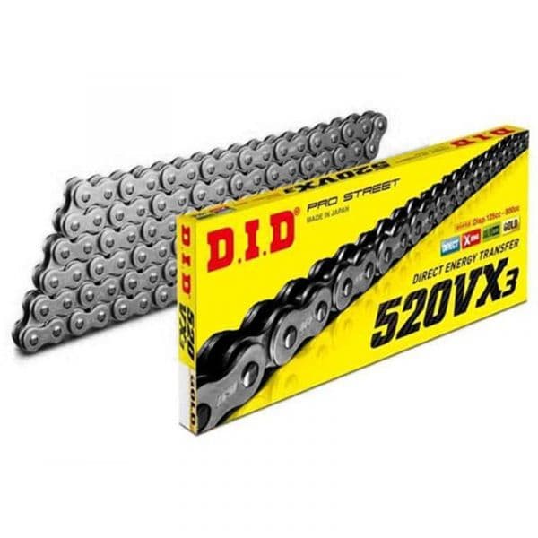 Did Transmissão 520VX3 With 122 Links Black Reinforced X-ring (rechache Closure) CD520revx3122