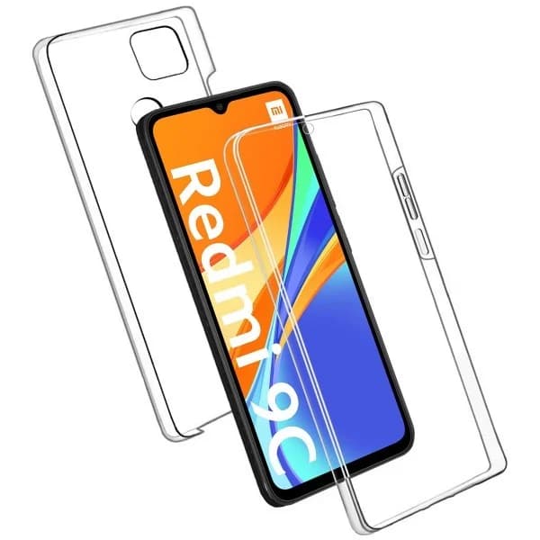 Capa Dupla 360 Xiaomi Redmi 9C Transparente