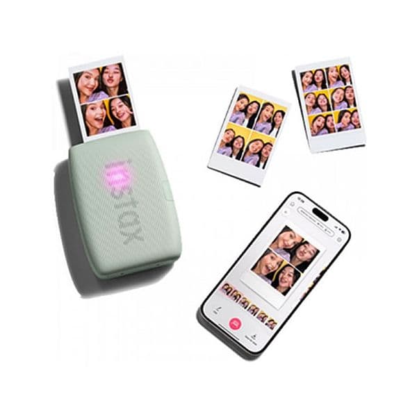 Fujifilm INSTAX Mini Link 3 (Sage Green) — Impressora portátil para smartphone, 318 dpi, Bluetooth, USB-C