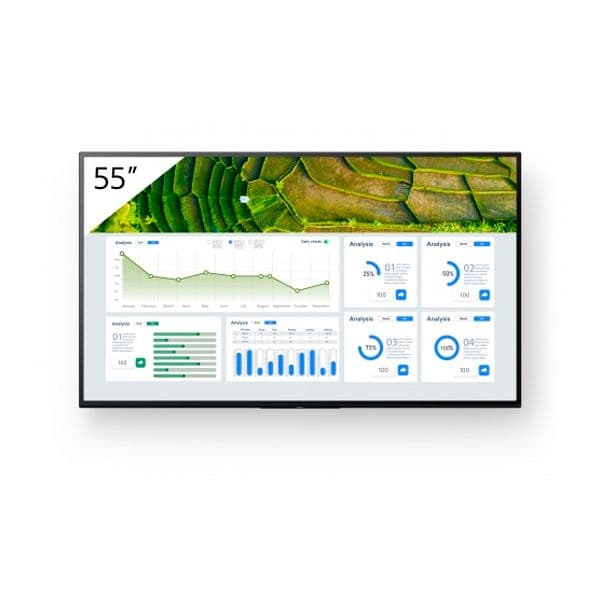 Monitor Sony Bravia Profissional IPS 55" UHD 4K 440CD 247 FW - FW-55BZ30L
