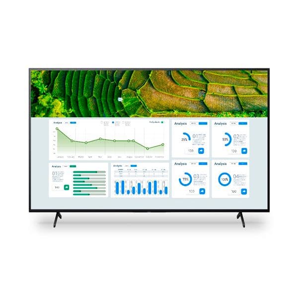 Sony FW-75BZ30L ecrã de sinalização Plasma digital 190,5 cm (75") LCD Wi-Fi 440 cd/m² 4K Ultra HD Preto Android 24/7