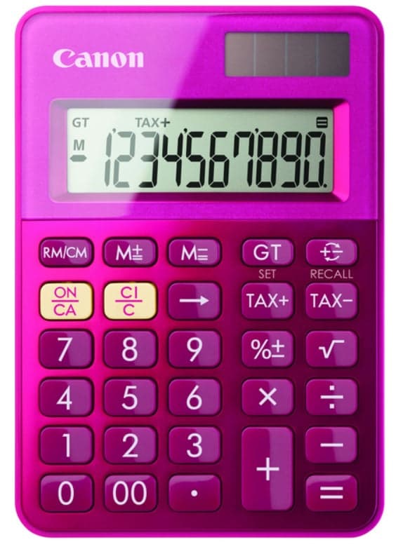Calculadora Canon LS-100K-MPK