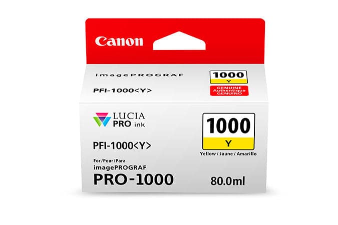 Tinteiro Canon PFI-1000Y Yellow - 0549C001AA
