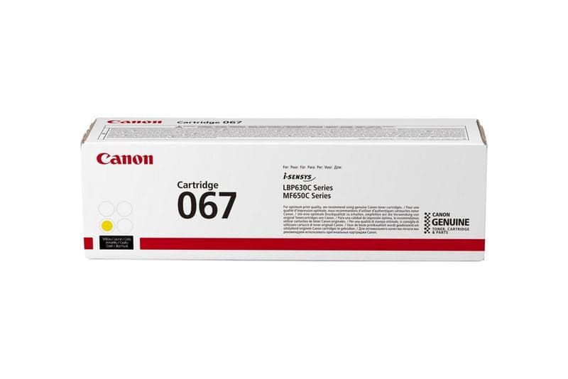 Canon 067 toner 1 unidade(s) Original Amarelo