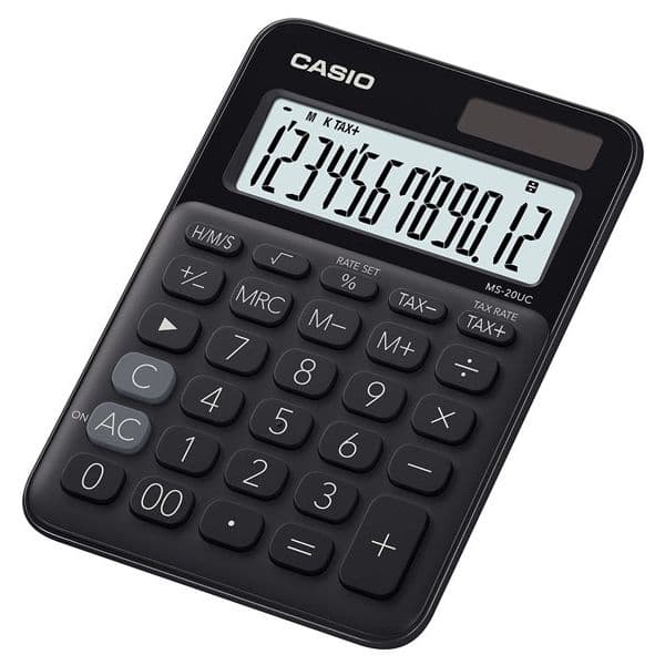 Calculadora Casio de Secretária MS20UCBK