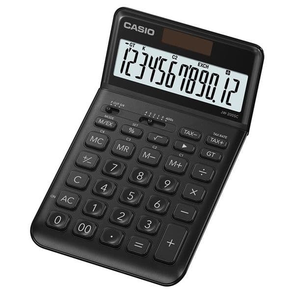 Calculadora Casio de Secretária JW200SCBK