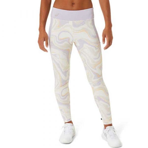 Asics Graphic Leggings Roxo S Mulher