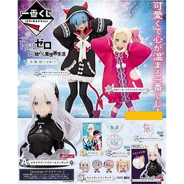 Banpresto Ichiban Kuji Re Zero Girls Who Landed Figure