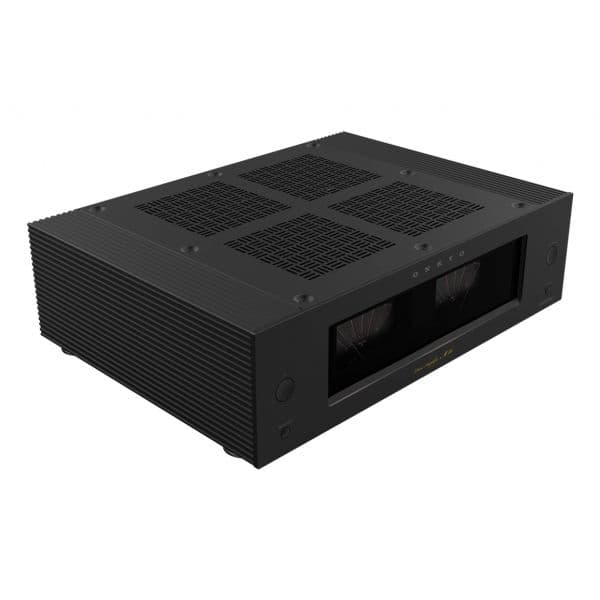 Onkyo M80 Amplificador de Potência Estéreo Classe A/B com VU Meters, Preto