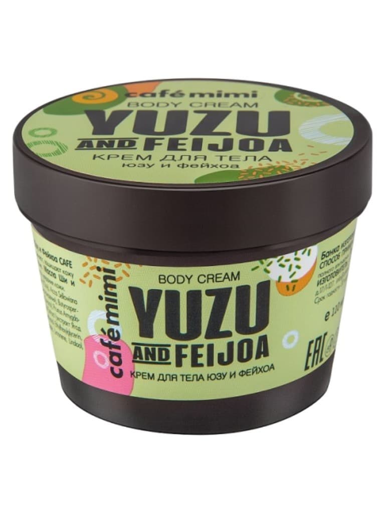 Cafe Mimi Body Cream Yuzu & Feijoa 110Ml