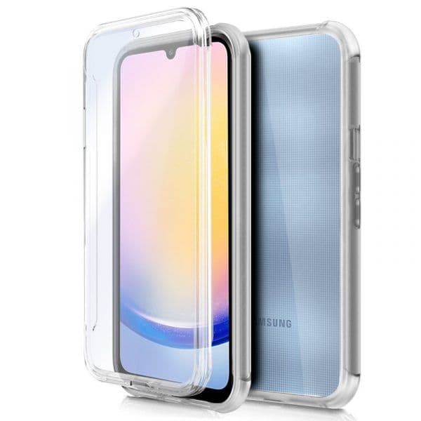 Capa para para Samsung Galaxy A25 Dupla 360 Transparente