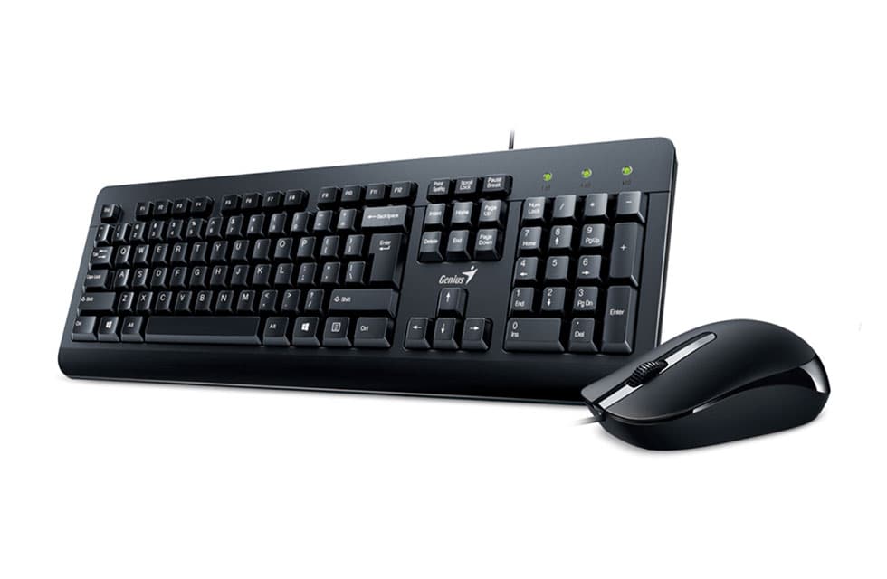Teclado Genius KM-160 Pack + Rato USB