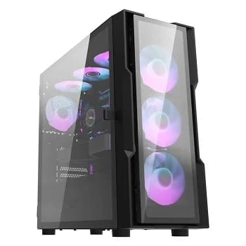 CAIXA E-ATX DARKFLASH DK431 GLASS, VIDRO TEMPERADO BLACK