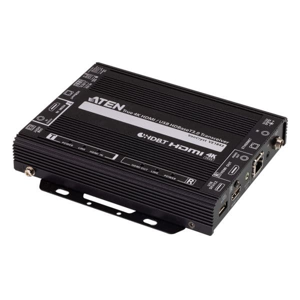 Aten VE1843-AT-G Transceptor AV HDBaseT 3.0 True 4K HDMI/USB Preto